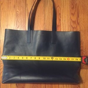 Everlane blue leather purse